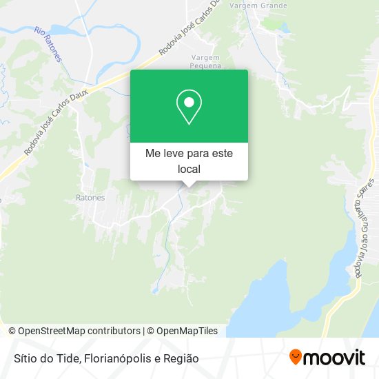 Sítio do Tide mapa