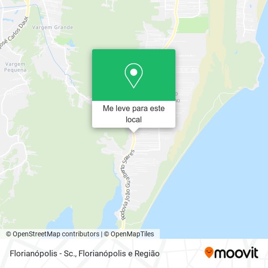 Florianópolis - Sc. mapa