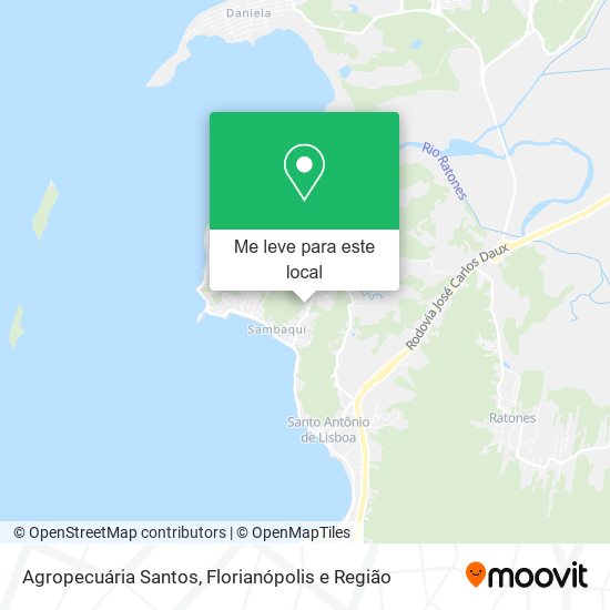 Agropecuária Santos mapa