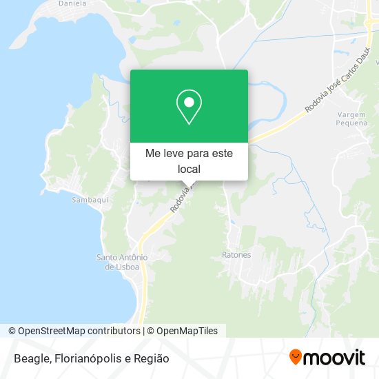 Beagle mapa