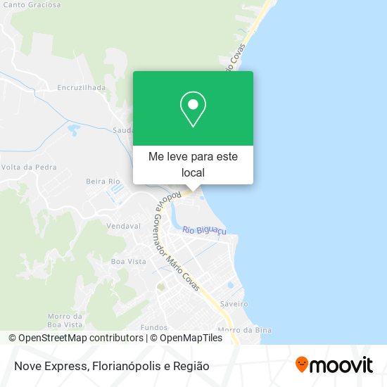 Nove Express mapa