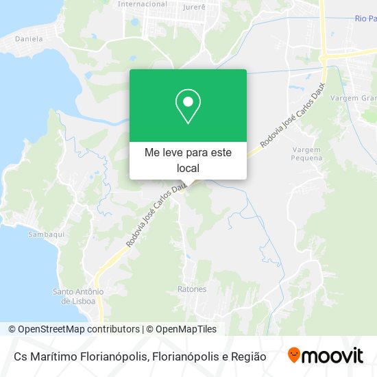 Cs Marítimo Florianópolis mapa