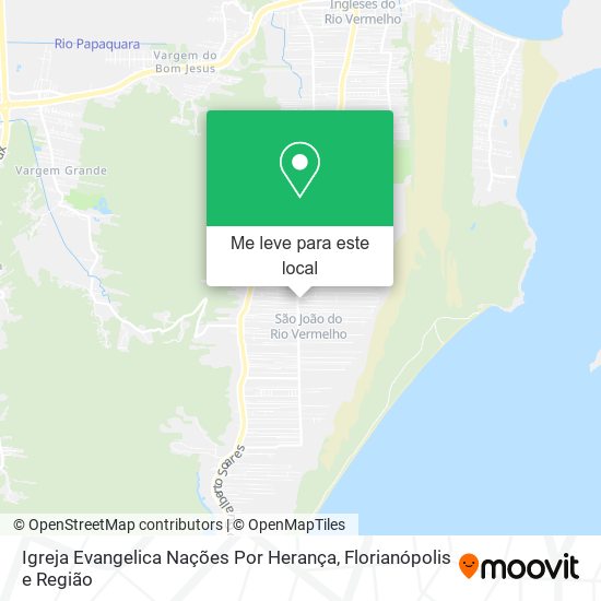 Igreja Evangelica Nações Por Herança mapa