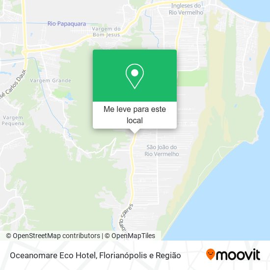 Oceanomare Eco Hotel mapa