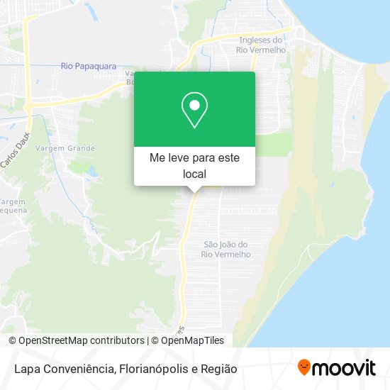 Lapa Conveniência mapa