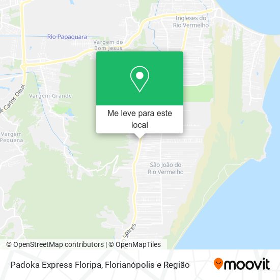 Padoka Express Floripa mapa