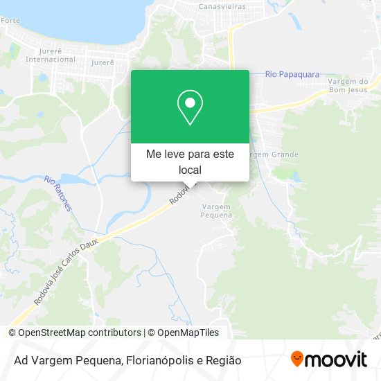 Ad Vargem Pequena mapa