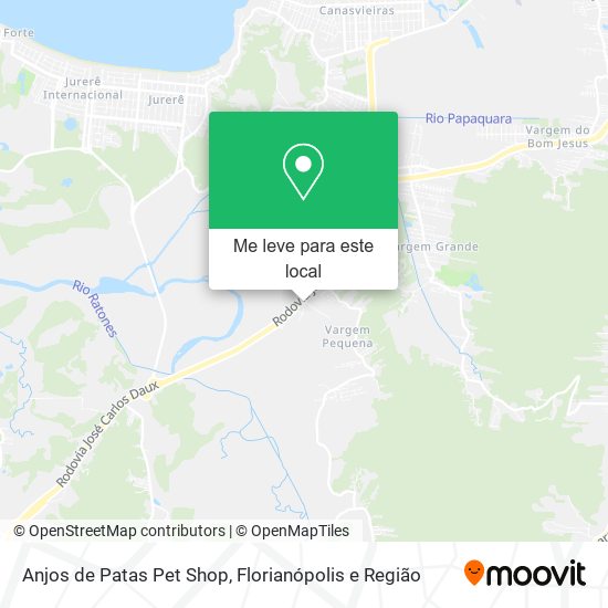 Anjos de Patas Pet Shop mapa