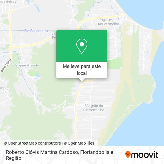 Roberto Clóvis Martins Cardoso mapa