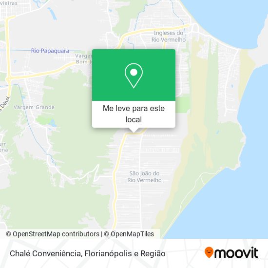 Chalé Conveniência mapa