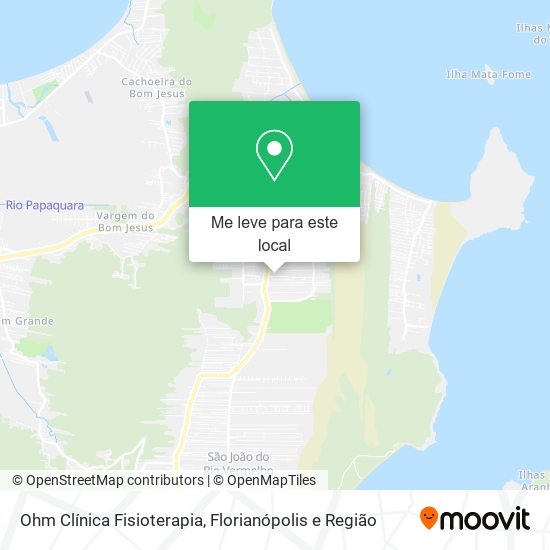 Ohm Clínica Fisioterapia mapa