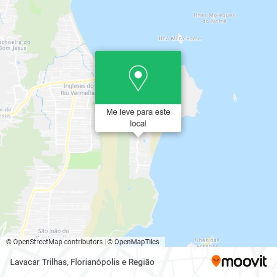 Lavacar Trilhas mapa