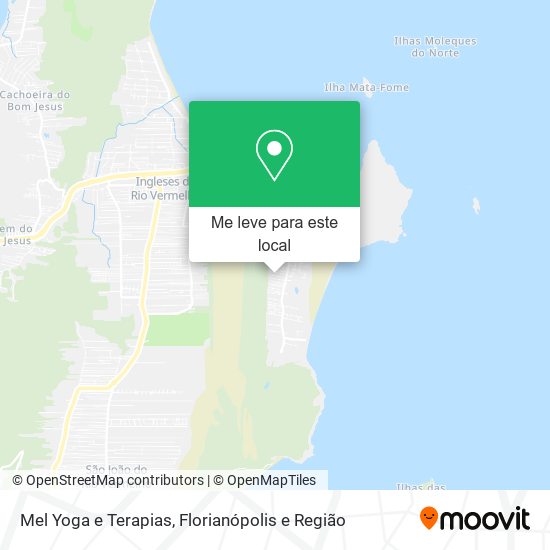 Mel Yoga e Terapias mapa