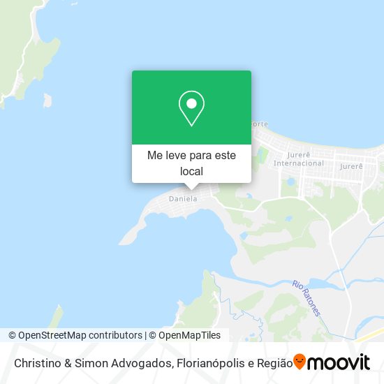 Christino & Simon Advogados mapa
