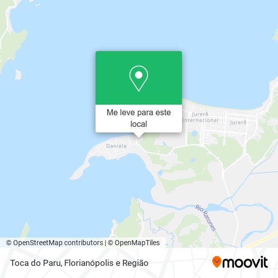 Toca do Paru mapa