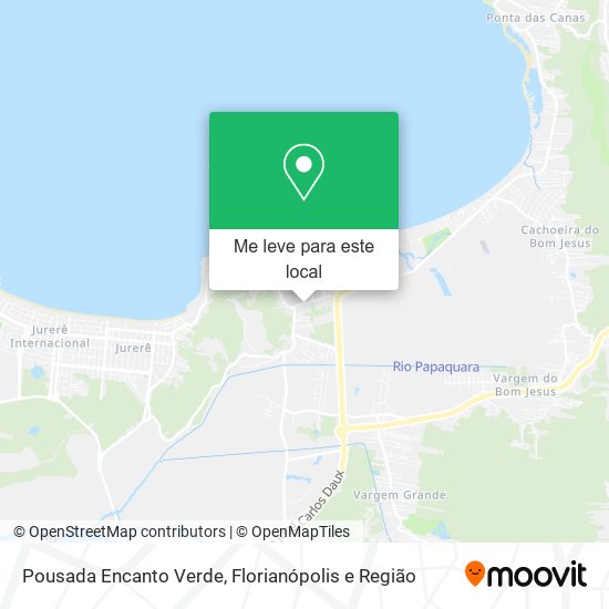 Pousada Encanto Verde mapa