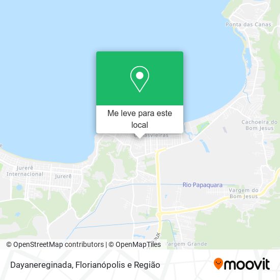 Dayanereginada mapa