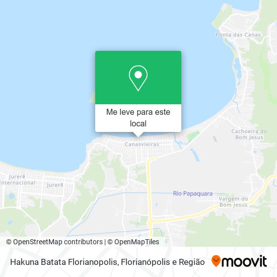 Hakuna Batata Florianopolis mapa