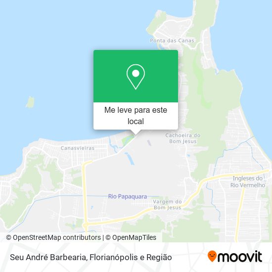 Seu André Barbearia mapa
