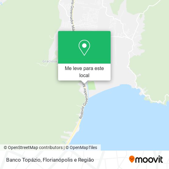 Banco Topázio mapa