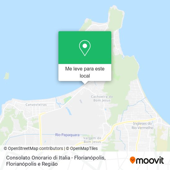 Consolato Onorario di Italia - Florianópolis mapa