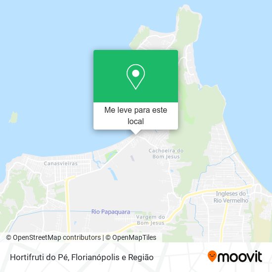 Hortifruti do Pé mapa