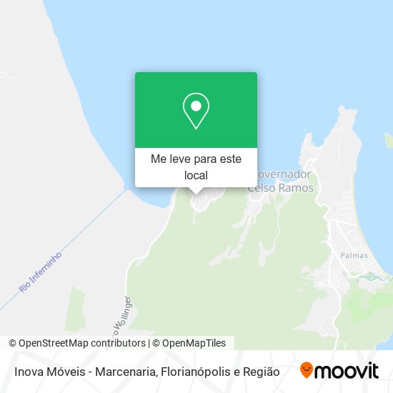 Inova Móveis - Marcenaria mapa