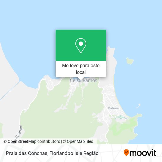 Praia das Conchas mapa