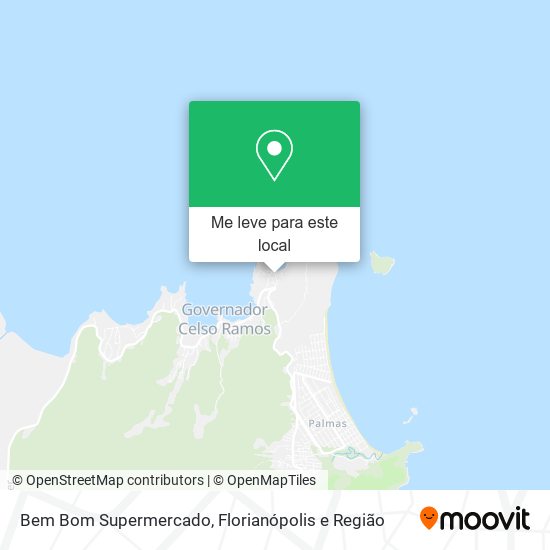 Bem Bom Supermercado mapa