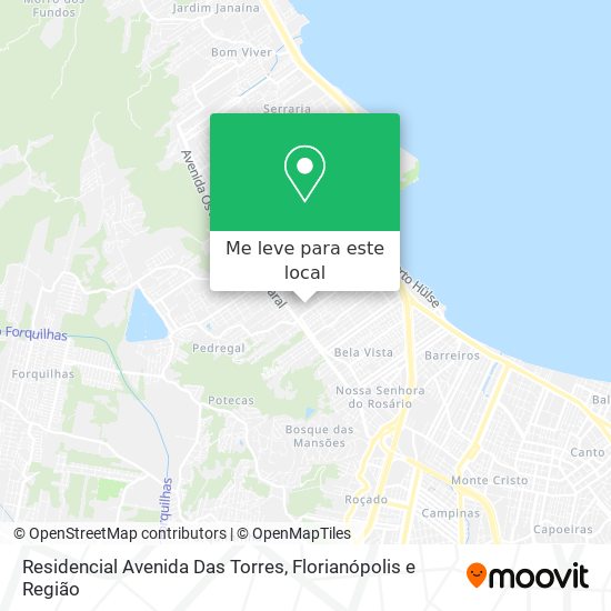 Residencial Avenida Das Torres mapa