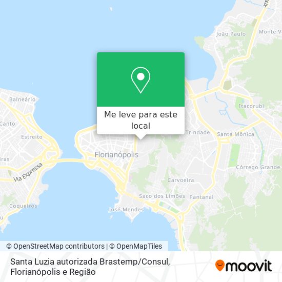Santa Luzia autorizada Brastemp / Consul mapa