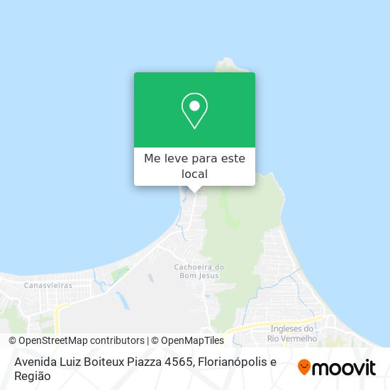 Avenida Luiz Boiteux Piazza 4565 mapa
