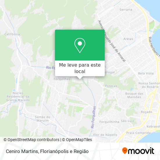 Ceniro Martins mapa