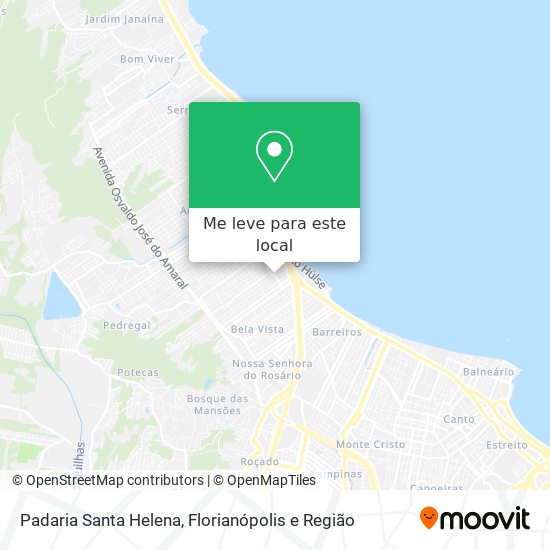 Padaria Santa Helena mapa