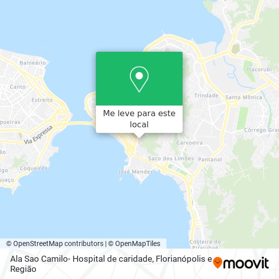 Ala Sao Camilo- Hospital de caridade mapa