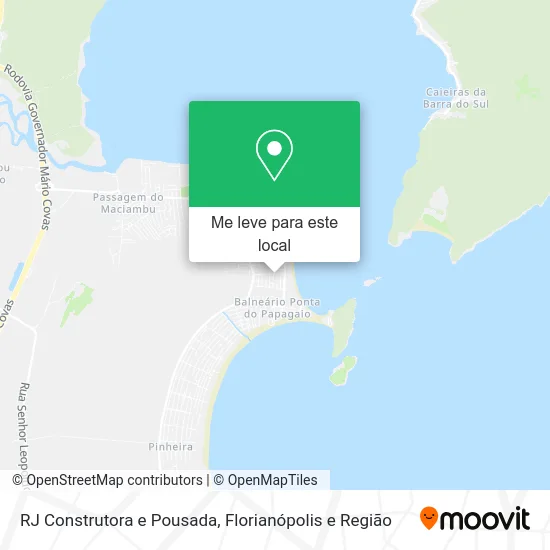 RJ Construtora e Pousada mapa