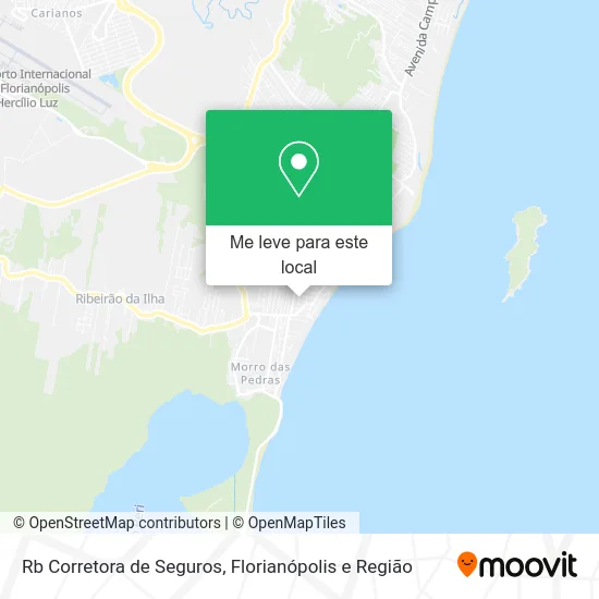 Rb Corretora de Seguros mapa