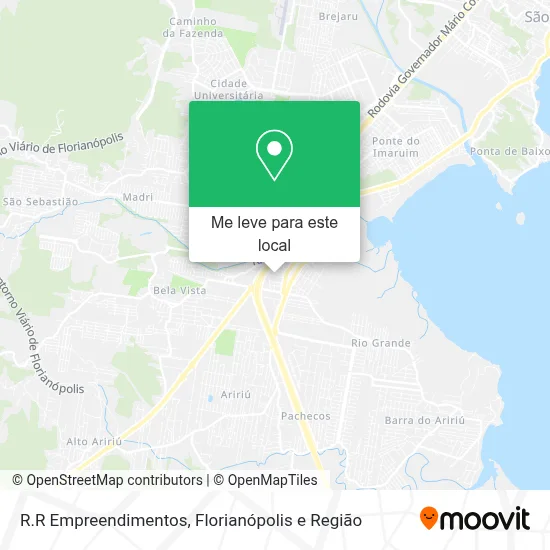 R.R Empreendimentos mapa