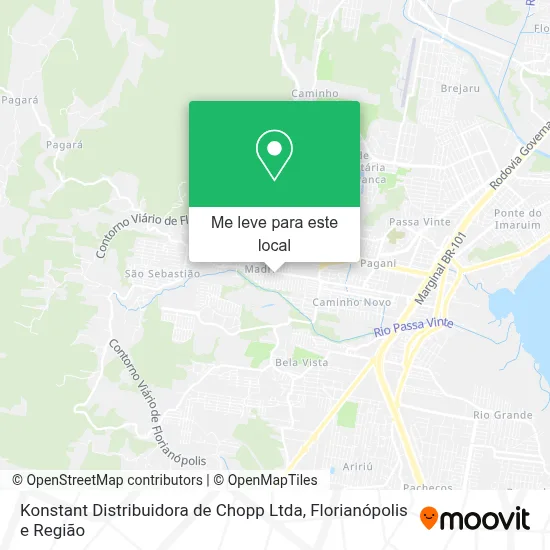 Konstant Distribuidora de Chopp Ltda mapa