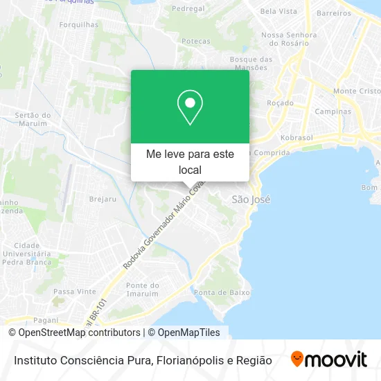 Instituto Consciência Pura mapa