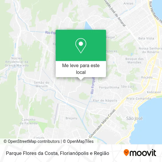 Parque Flores da Costa mapa
