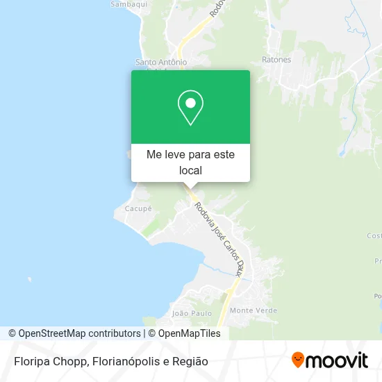 Floripa Chopp mapa