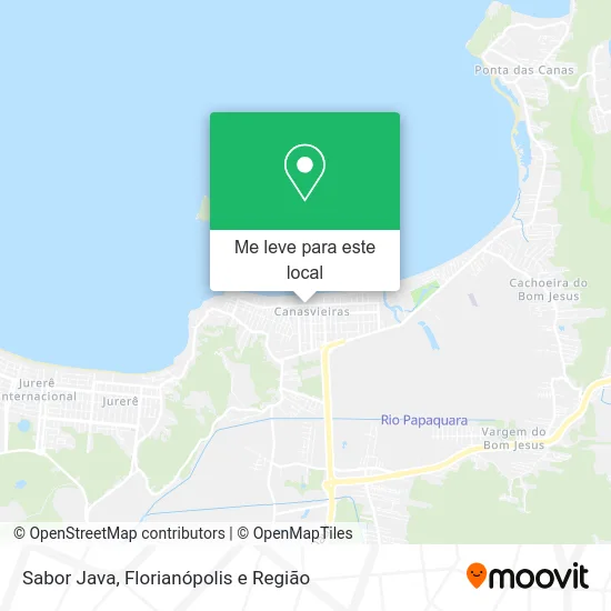 Sabor Java mapa