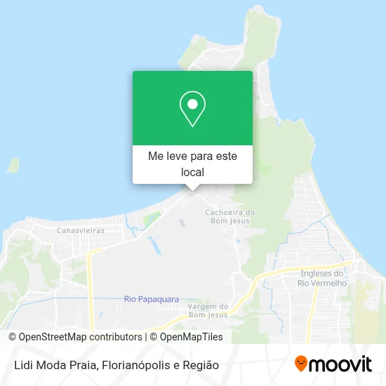 Lidi Moda Praia mapa