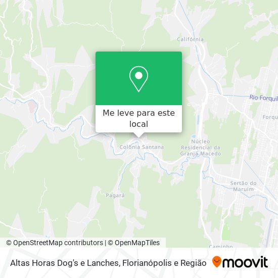 Altas Horas Dog's e Lanches mapa