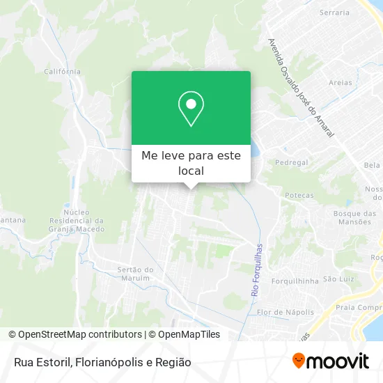 Rua Estoril mapa