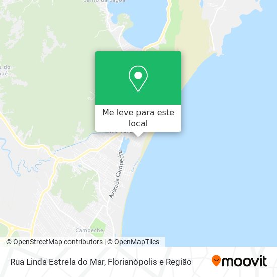 Rua Linda Estrela do Mar mapa