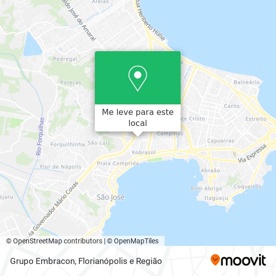 Grupo Embracon mapa