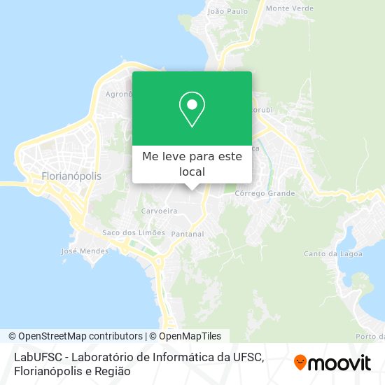 LabUFSC - Laboratório de Informática da UFSC mapa