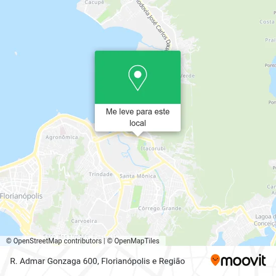 R. Admar Gonzaga 600 mapa